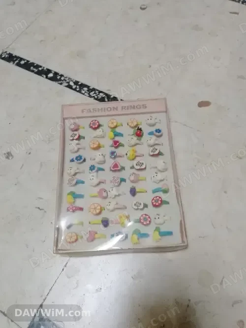 خواتم أطفال صغار - 4 علب