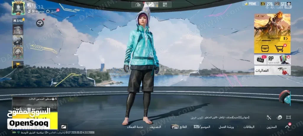 حساب ببجي موبايل قديم ومميز للبيع