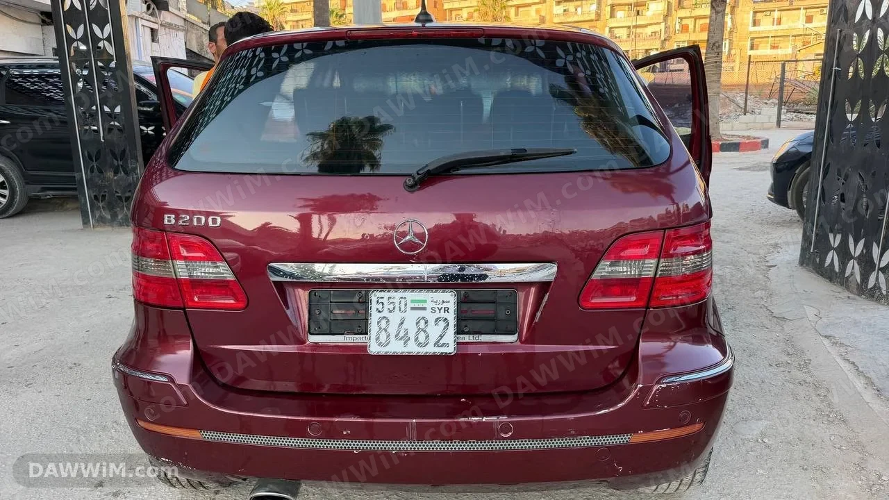 مرسيدس B200 موديل 2008 للبيع في حلب
