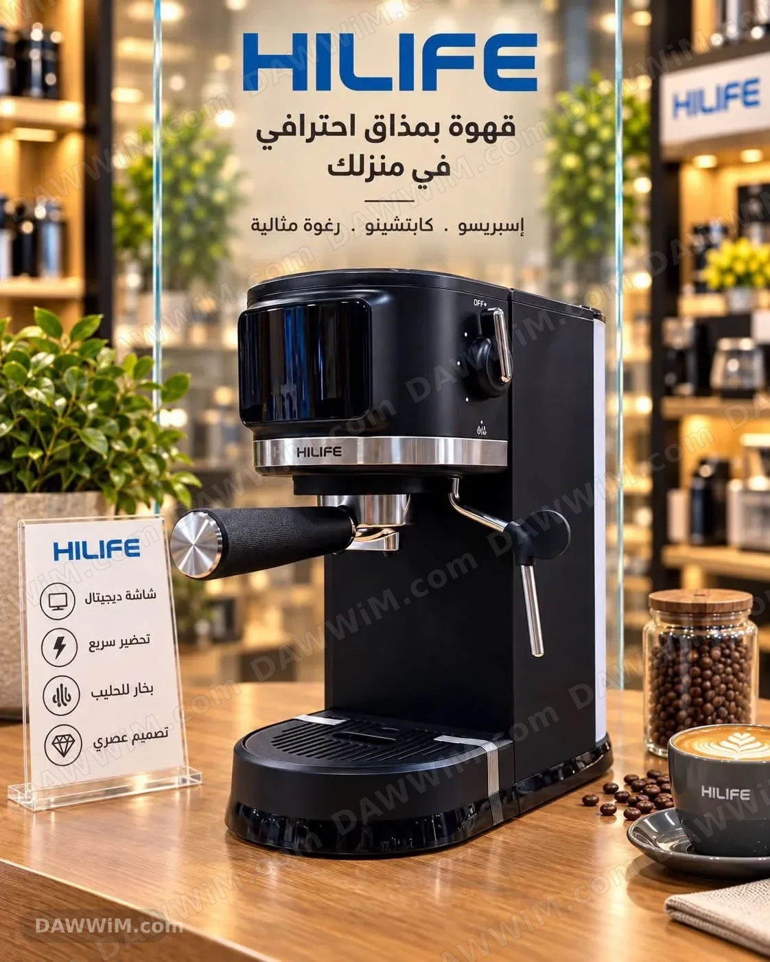 ماكينة إسبريسو HILIFE