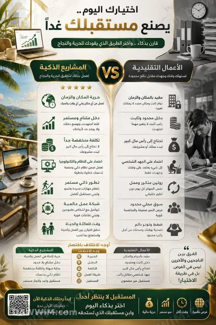 عمل حر من المنزل أونلاين