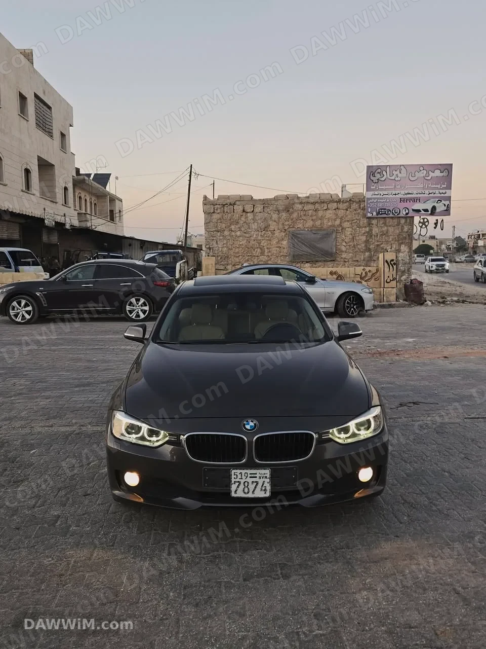 سيارة بي إم دبليو F30 320d موديل 2012 للبيع