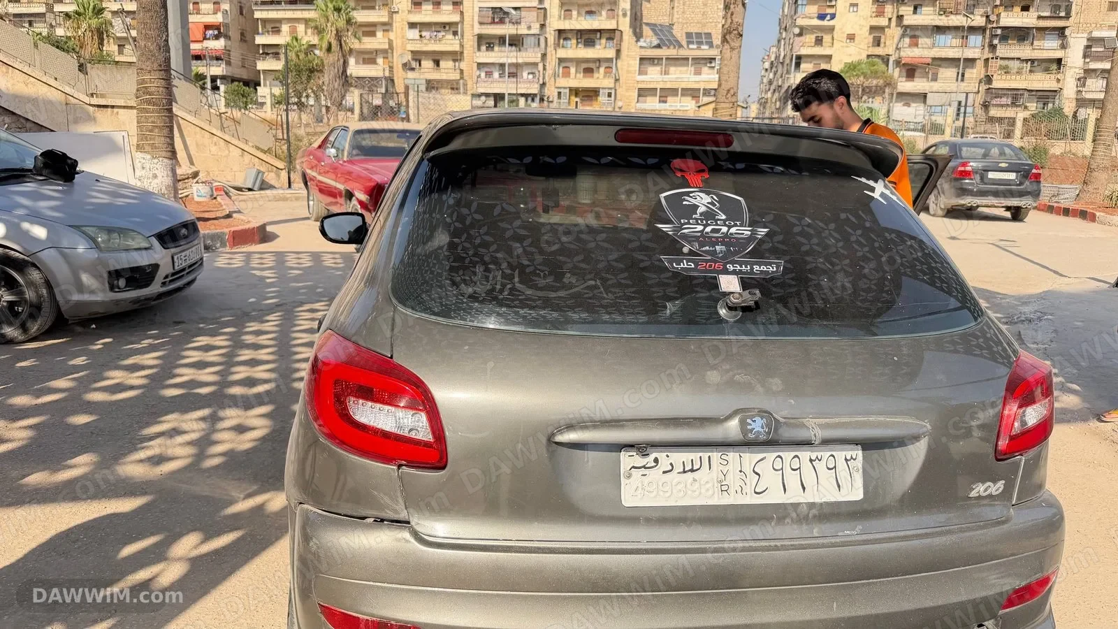 سيارة بيجو 206 موديل 2003 للبيع في حلب