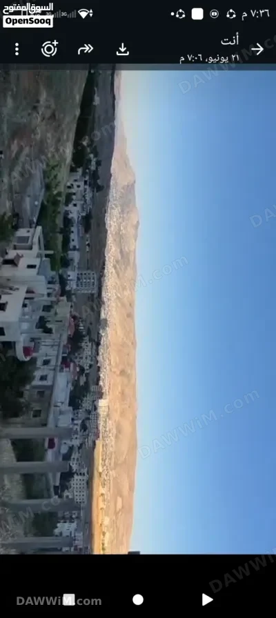 أرض منظمة للبيع في الروضة - الزبداني
