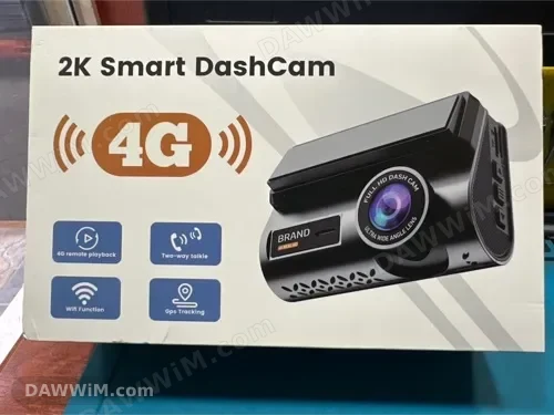 كاميرا مراقبة ذكية للسيارة 2K مع GPS و4G