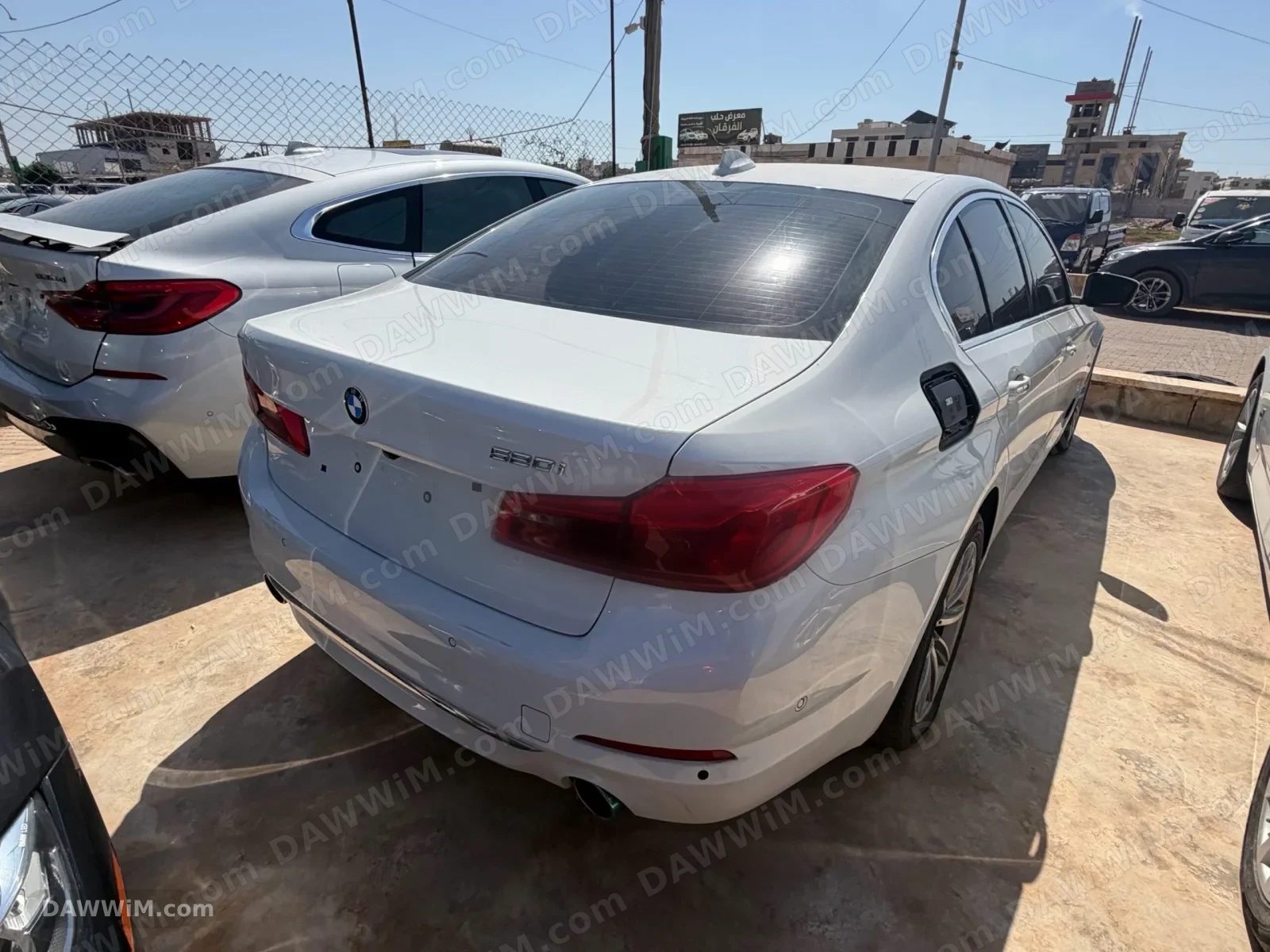 سيارة بي إم دبليو 520 موديل 2018 مستعملة